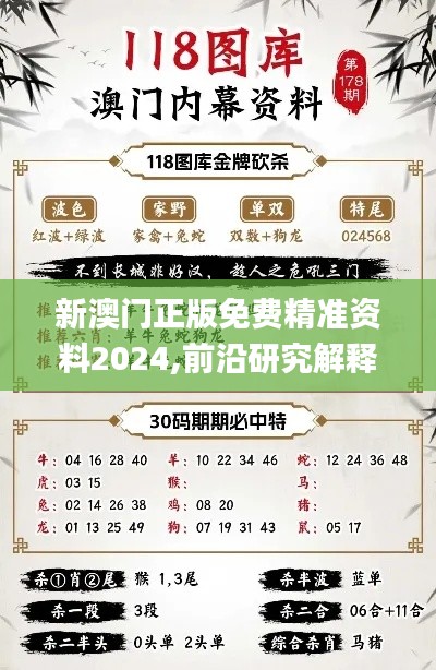 新澳门正版免费精准资料2024,前沿研究解释定义_运动版10.799
