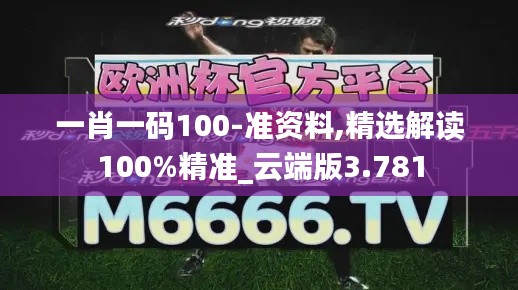 一肖一码100-准资料,精选解读100%精准_云端版3.781