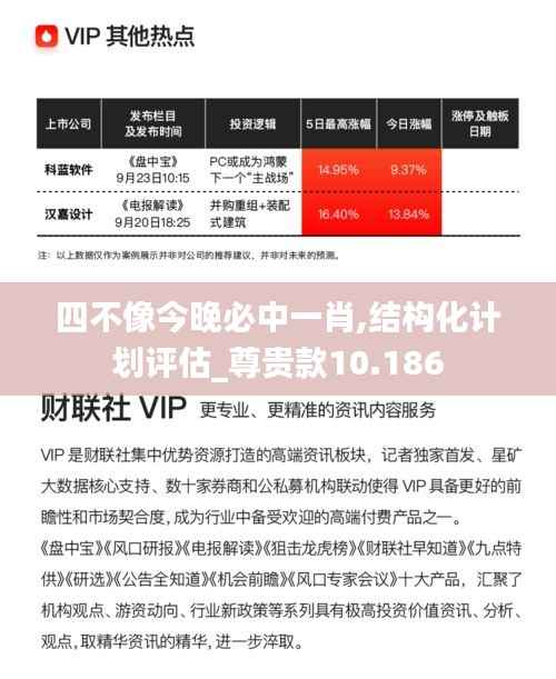 四不像今晚必中一肖,结构化计划评估_尊贵款10.186