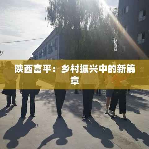 陕西富平:乡村振兴中的新篇章