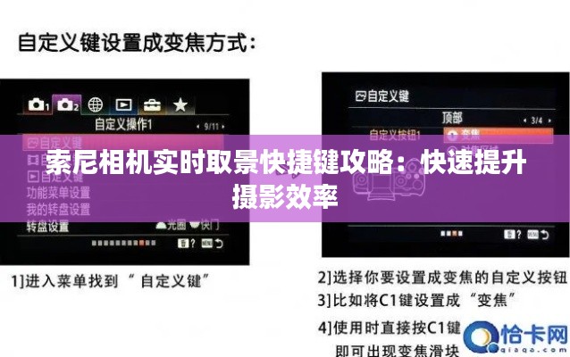 索尼相机实时取景快捷键攻略：快速提升摄影效率