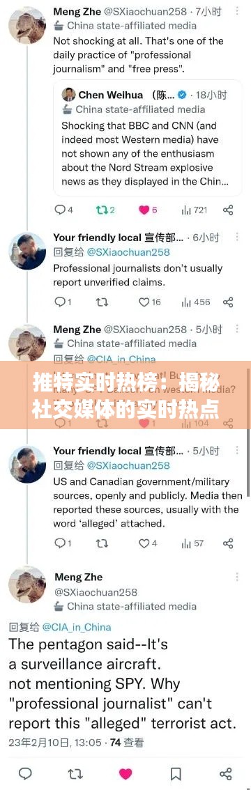 推特实时热榜：揭秘社交媒体的实时热点追踪机制