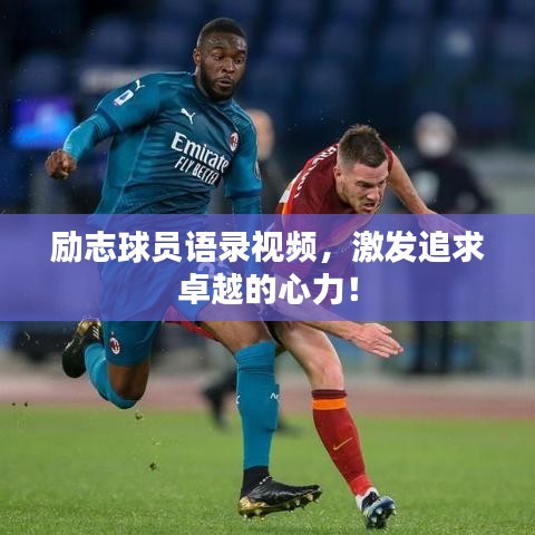 励志球员语录视频,激发追求卓越的心力!