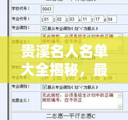 贵溪名人名单大全揭秘,最新更新,一览众名人!