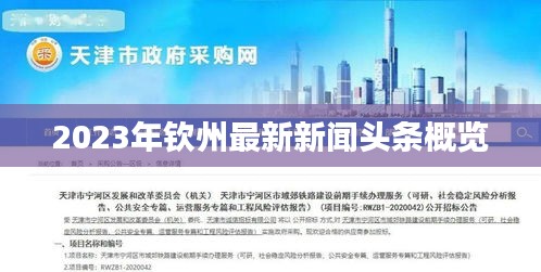 2023年钦州最新新闻头条概览